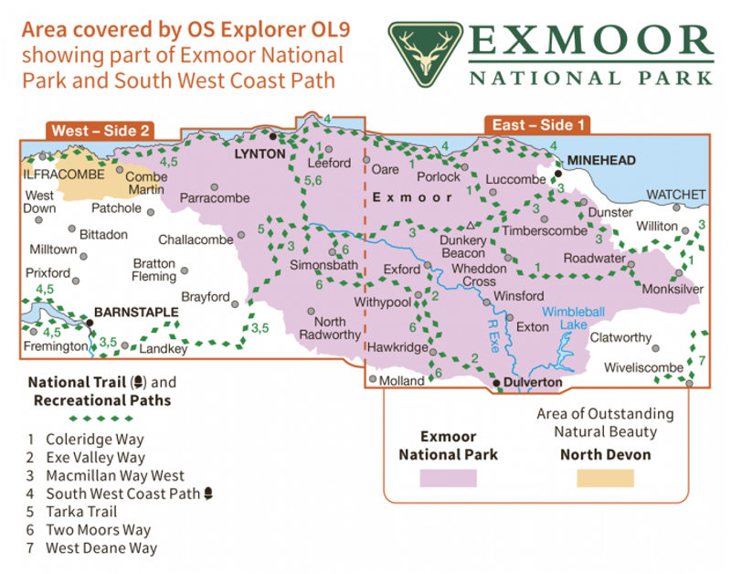 OS Explorer Map 0L9 - Exmoor-1